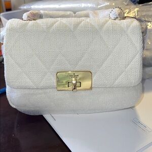 Kate Spade Carey Tweed Small Chain Crossbody